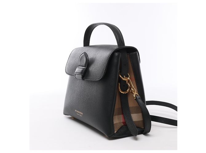 Borsa a mano 2Way Burberry Camberley in pelle nera Nero - vista 2