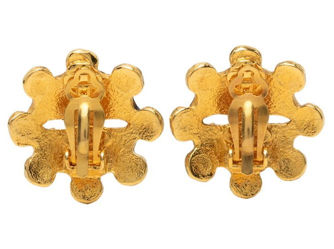 Pendientes Chanel Coco Mark con motivo de flor Dorado - vista 2