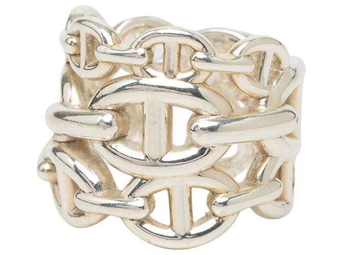 Hermès Hermes Chaine d'Ancre Enchainée GM Ring Silber - Ansicht 2