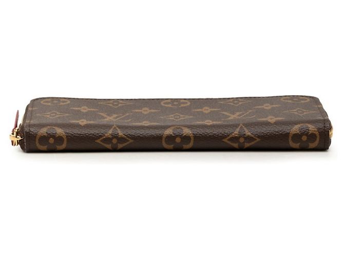 Monedero Louis Vuitton Monogram Castaño Fucsia Monograma - vista 3