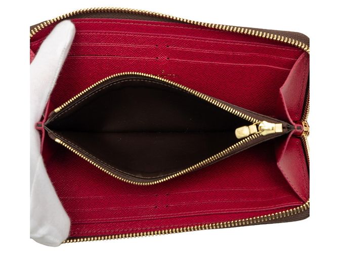 Monedero Louis Vuitton Monogram Castaño Fucsia Monograma - vista 4