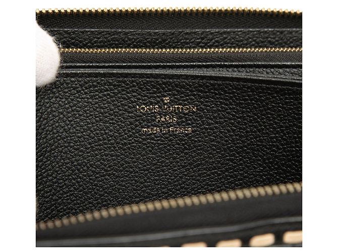 Cartera Zippy Louis Vuitton Monogram Empreinte Negro Beige Monograma - vista 5