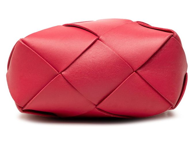 Borsa a tracolla Bottega Veneta Maxi Intrecciato Mini Cassette Rosa - vista 3
