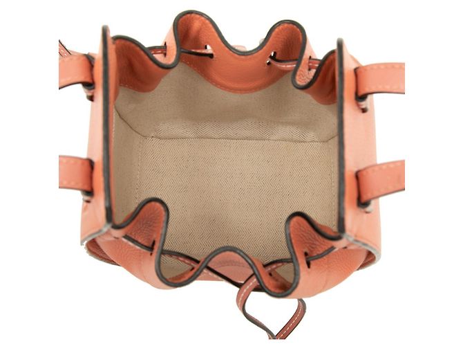 Loewe Anagram Hammock Drawstring Mini Handtasche Pink - Ansicht 4