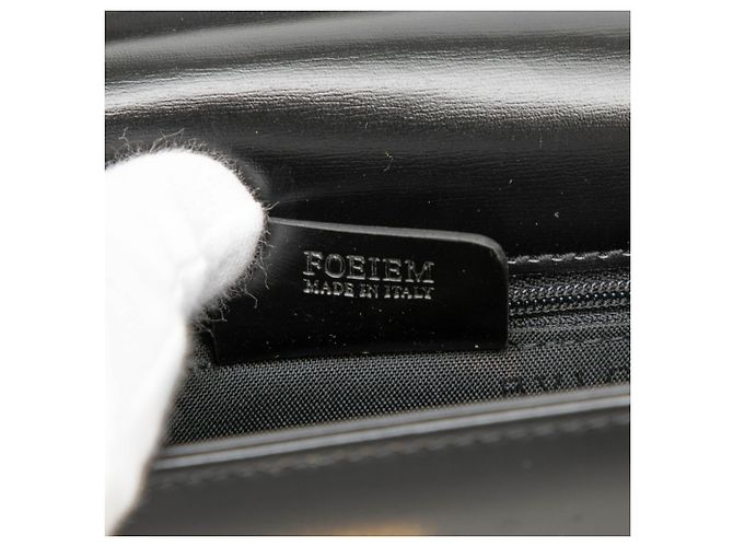 Bulgari Borsa a tracolla Bvlgari Logo in pelle nera Nero - vista 7