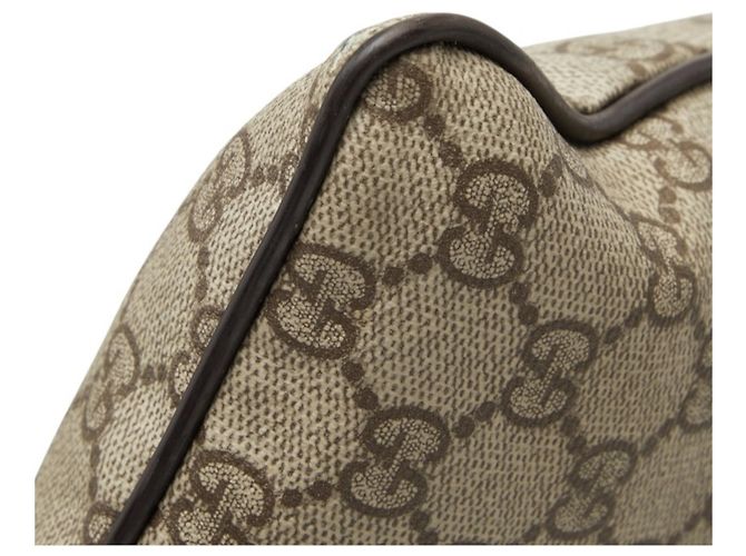 Borsa a Tracolla Gucci GG Supreme Marrone Beige - vista 5