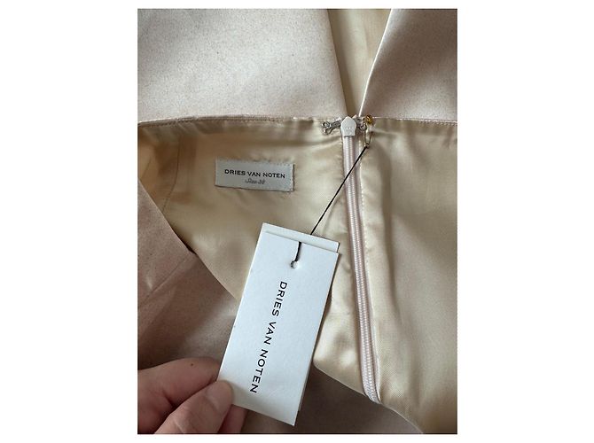 Dries Van Noten Midirock mit Blumenprint und Metallic-Saum Beige Metallisch - Ansicht 7