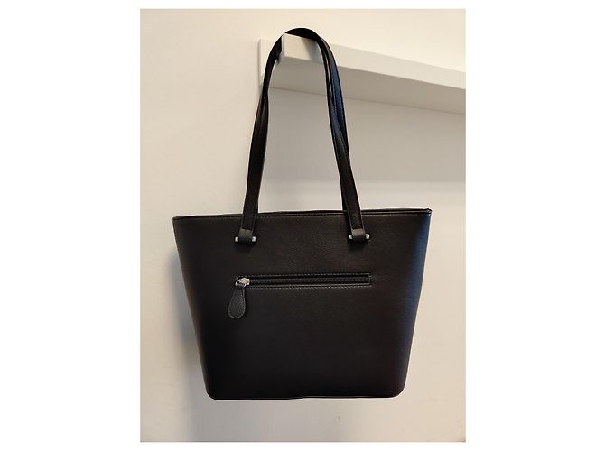Autre Marque Borsa a mano L.CREDI in ecopelle nera Nero - vista 2