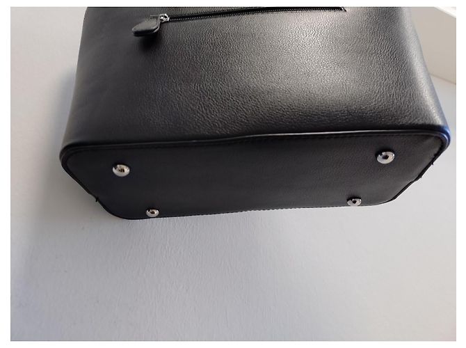 Autre Marque Borsa a mano L.CREDI in ecopelle nera Nero - vista 3