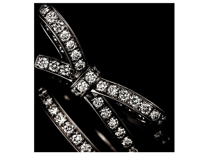 Anello Chanel Ruban de Diamond Band Ring in oro bianco 18K - vista 6