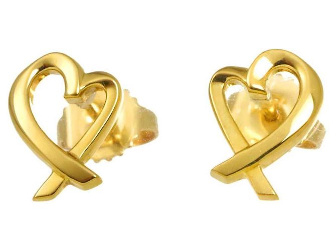 Orecchini Tiffany & Co. Loving Heart D'oro - vista 2