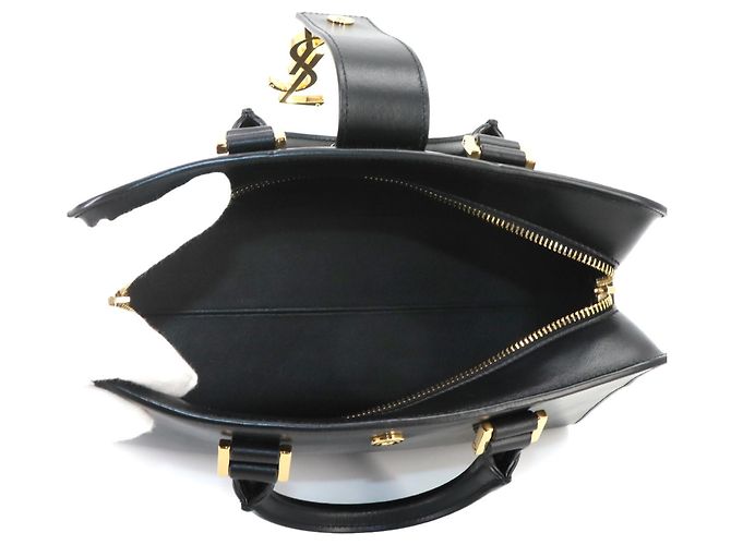 Borsa Saint Laurent Baby Cabas Nero - vista 7