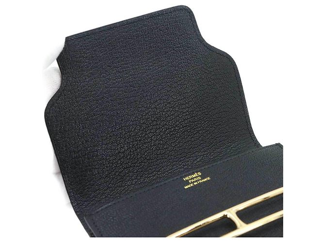 Hermès Cartera Hermes Roulis Slim Negro - vista 6