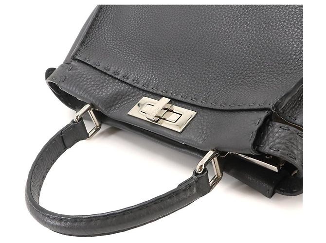 Borsa Fendi Selleria Peekaboo Marrone - vista 6