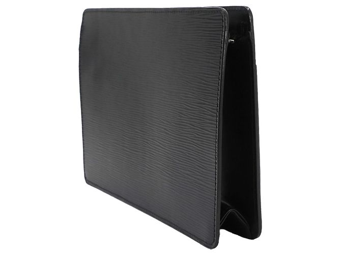 Louis Vuitton Epi Pochette Homme Clutch Handbag Nero - vista 4