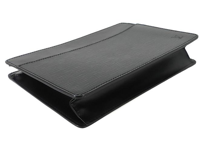 Louis Vuitton Epi Pochette Homme Clutch Handbag Nero - vista 5
