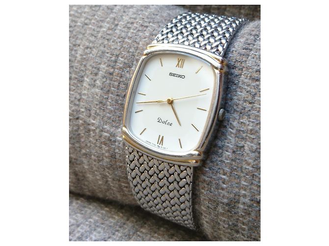 Relógio Seiko Dolce Quartz 7741-5110 Branco - vista 13