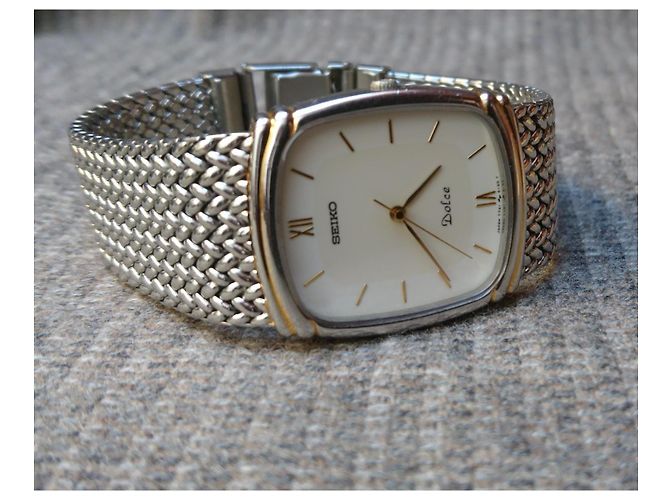 Relógio Seiko Dolce Quartz 7741-5110 Branco - vista 14
