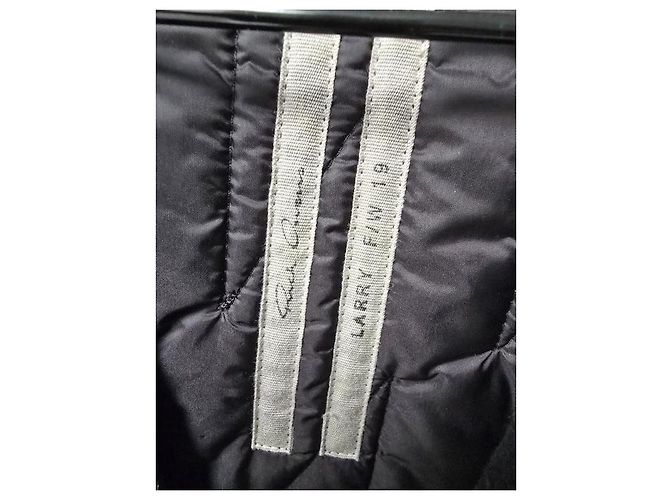Rick Owens Black Straight Snap Button Jacket Coat IT 40 S Pre-owned - view 7