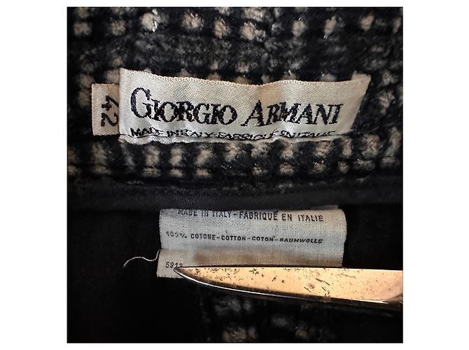 Pantalones Palazzo Giorgio Armani Negro - vista 2