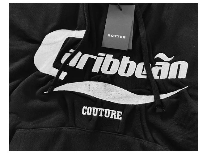 Autre Marque Botter Caribbean Couture Hoodie - Schwarz - Ansicht 5