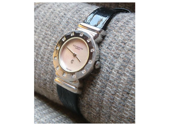 Autre Marque Charriol St. Tropez Quarzuhr 925 Silber ref. 00.6041 Weiß Silber Hardware - Ansicht 14