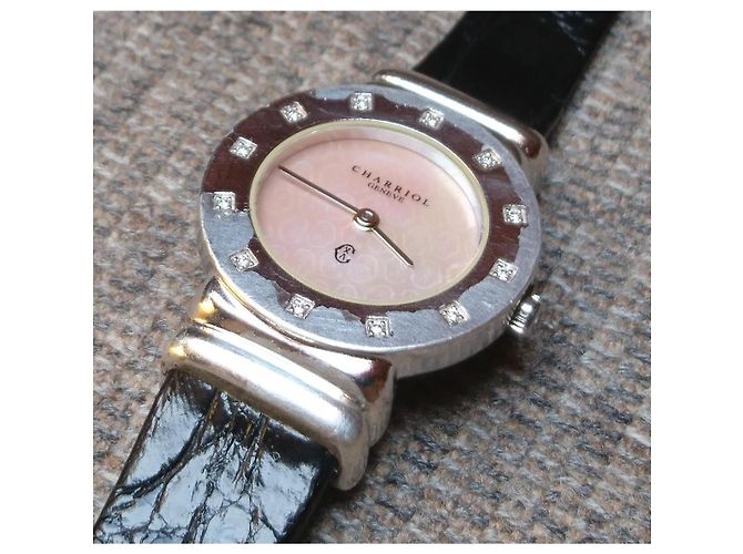 Autre Marque Charriol St. Tropez Quarzuhr 925 Silber ref. 00.6041 Weiß Silber Hardware - Ansicht 3