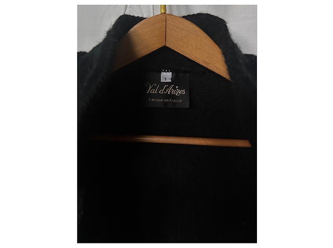 Autre Marque Abrigo de lana Val d'Aurines negro con capucha - vista 2