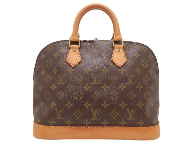 Borsa Louis Vuitton Monogram Alma Marrone - vista 2