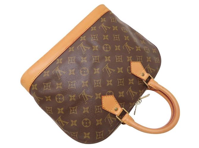 Borsa Louis Vuitton Monogram Alma Marrone - vista 5