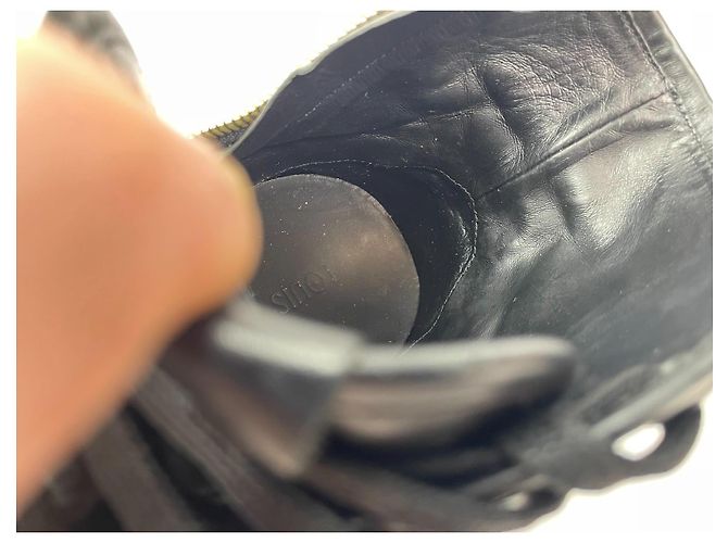 Louis Vuitton High-Top Sneaker Schwarz Leder - Ansicht 12