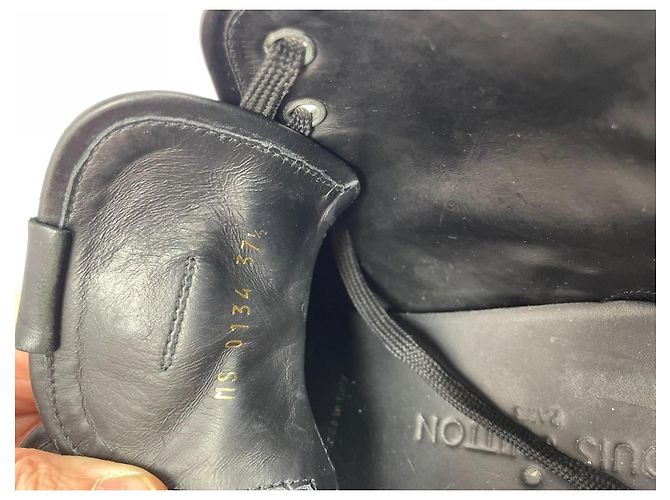 Louis Vuitton High-Top Sneaker Schwarz Leder - Ansicht 13