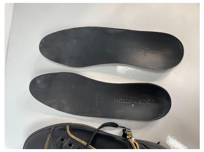 Louis Vuitton High-Top Sneaker Schwarz Leder - Ansicht 14