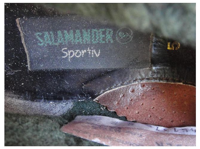 Autre Marque Derbies in camoscio Salamander Sportiv Marrone Verde - vista 6