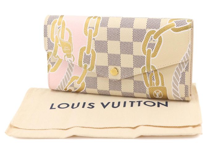 Sarah Cartera larga Louis Vuitton Damier Azur - vista 2