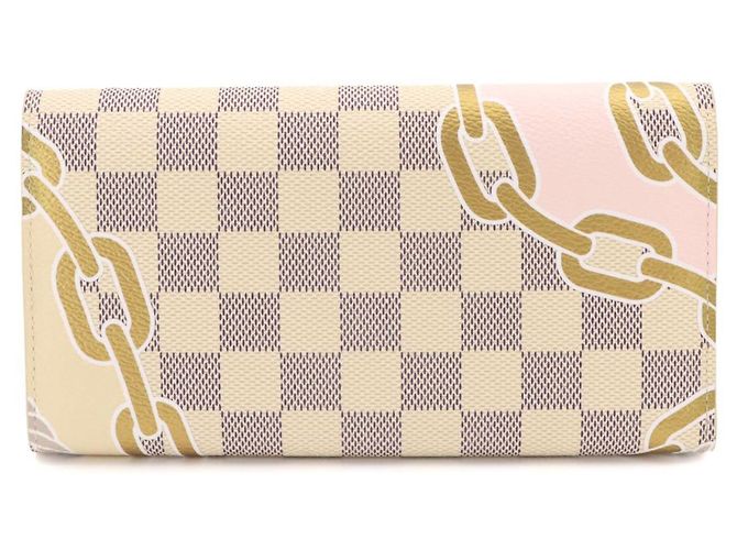 Sarah Cartera larga Louis Vuitton Damier Azur - vista 3