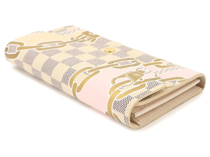 Sarah Cartera larga Louis Vuitton Damier Azur - vista 5