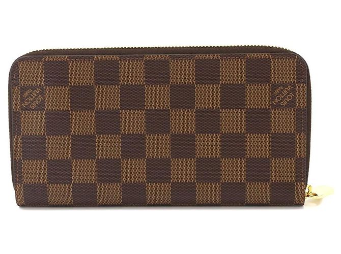 Cartera Louis Vuitton Damier Zippy Rosa Damier ebene - vista 3