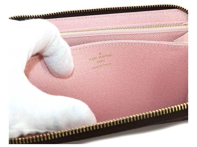 Cartera Louis Vuitton Damier Zippy Rosa Damier ebene - vista 8