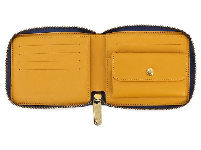 Cartera Mini Zippy bi-fold de denim Monogram Louis Vuitton Azul Monograma - vista 6