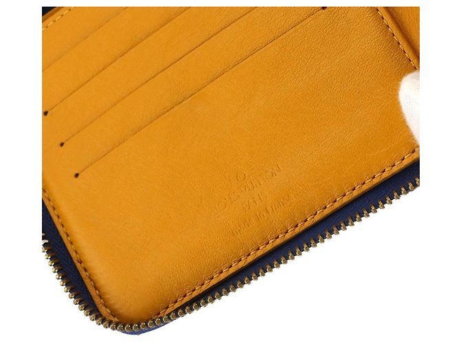Cartera Mini Zippy bi-fold de denim Monogram Louis Vuitton Azul Monograma - vista 9