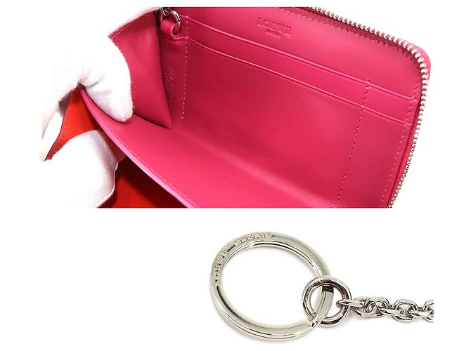 Monedero Loewe Anagram Rosa - vista 9