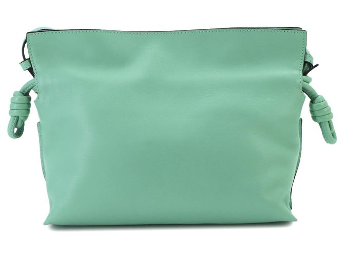 Borsa a spalla Mini Flamenco Clutch LOEWE Verde - vista 2