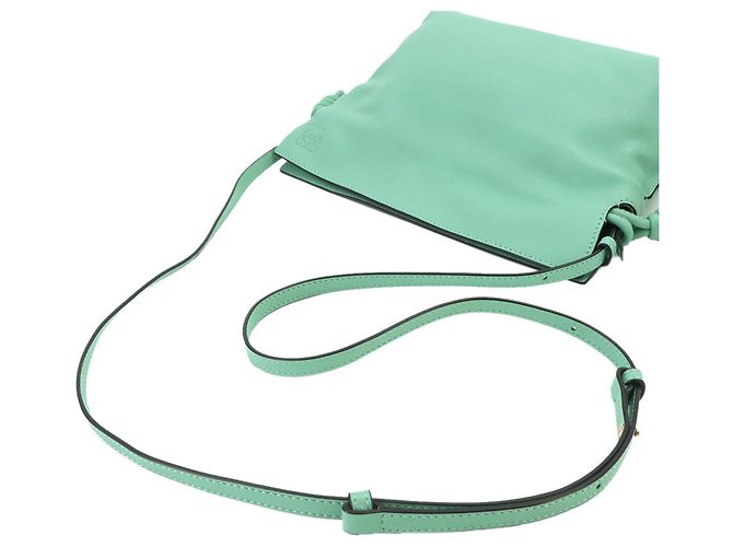 Borsa a spalla Mini Flamenco Clutch LOEWE Verde - vista 5