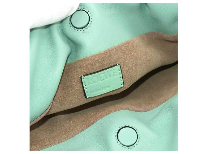 Borsa a spalla Mini Flamenco Clutch LOEWE Verde - vista 7