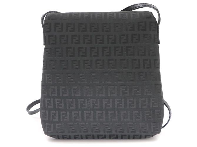 Borsa a tracolla Fendi Zucchino Nero - vista 3