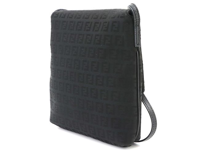 Borsa a tracolla Fendi Zucchino Nero - vista 4