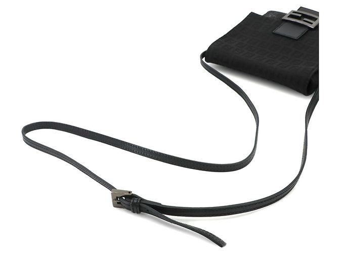 Borsa a tracolla Fendi Zucchino Nero - vista 6