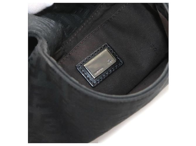 Borsa a tracolla Fendi Zucchino Nero - vista 8
