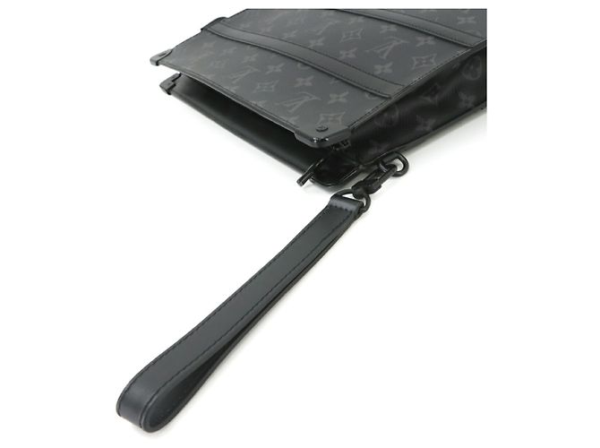 Louis Vuitton Monogram Eclipse Pochette Clutch Monogramma - vista 5